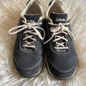 Cabela's women's gray and cream suede Sneakers
